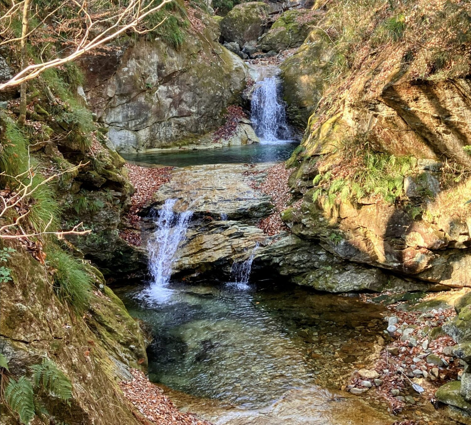 鬼怒川温泉の古釜の滝